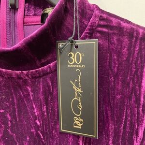 DG2 Crushed Velvet Easy Top NWT